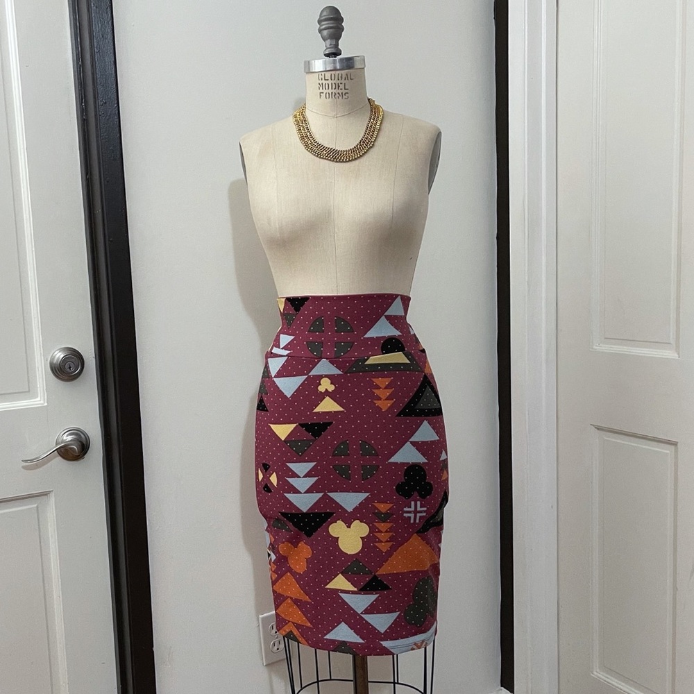 Lularoe Cassie Midi Skirt